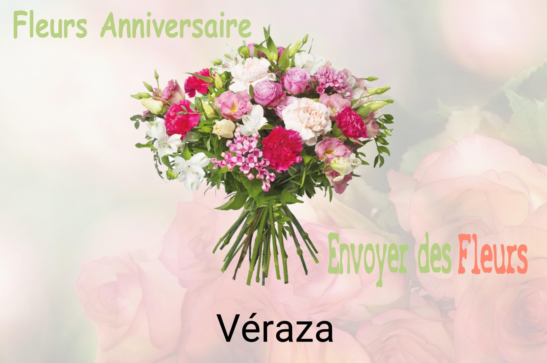 Bouquet de fleurs d’anniversaire livré à Véraza