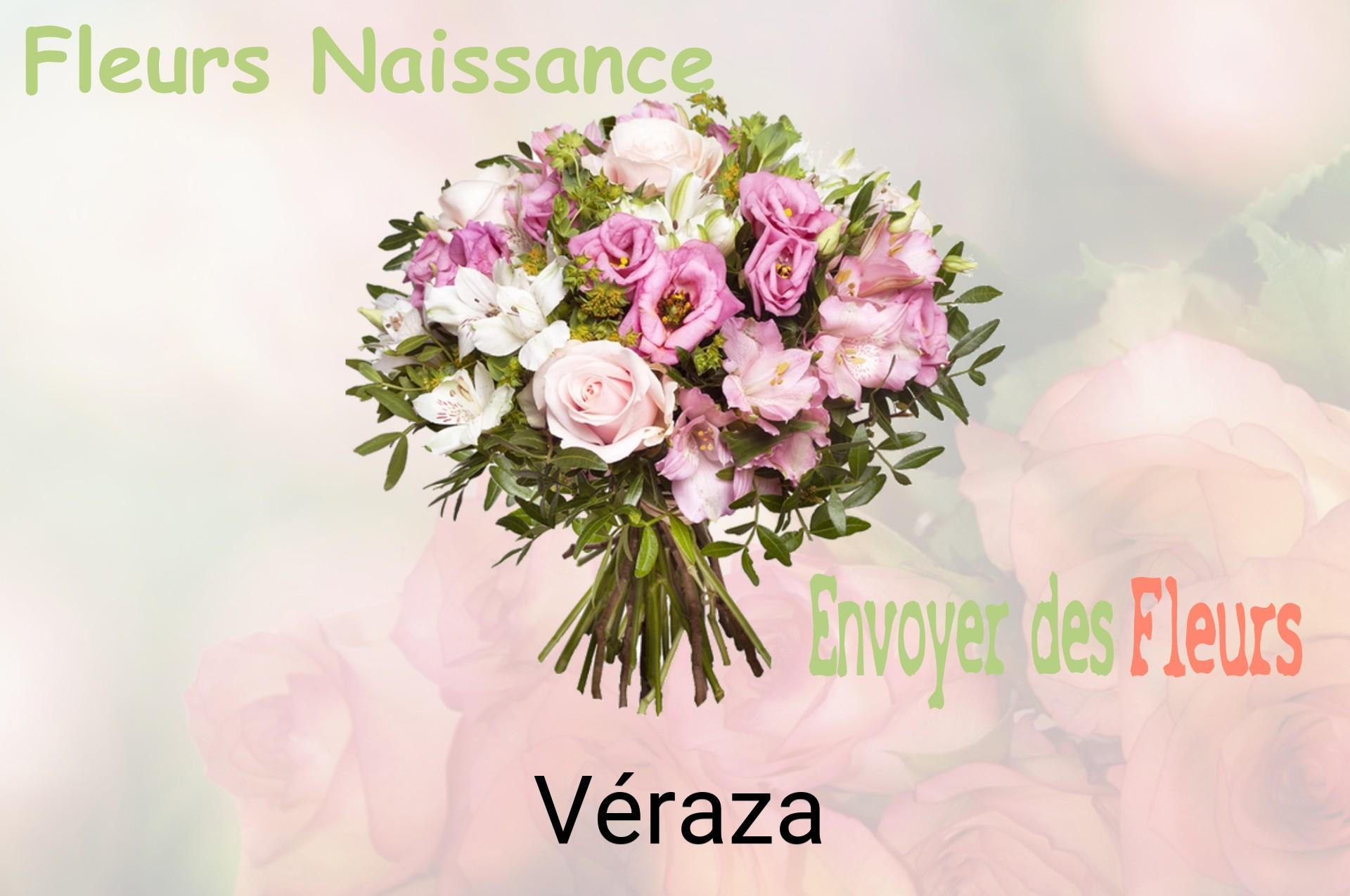 Bouquet de fleurs de naissance livré à Véraza